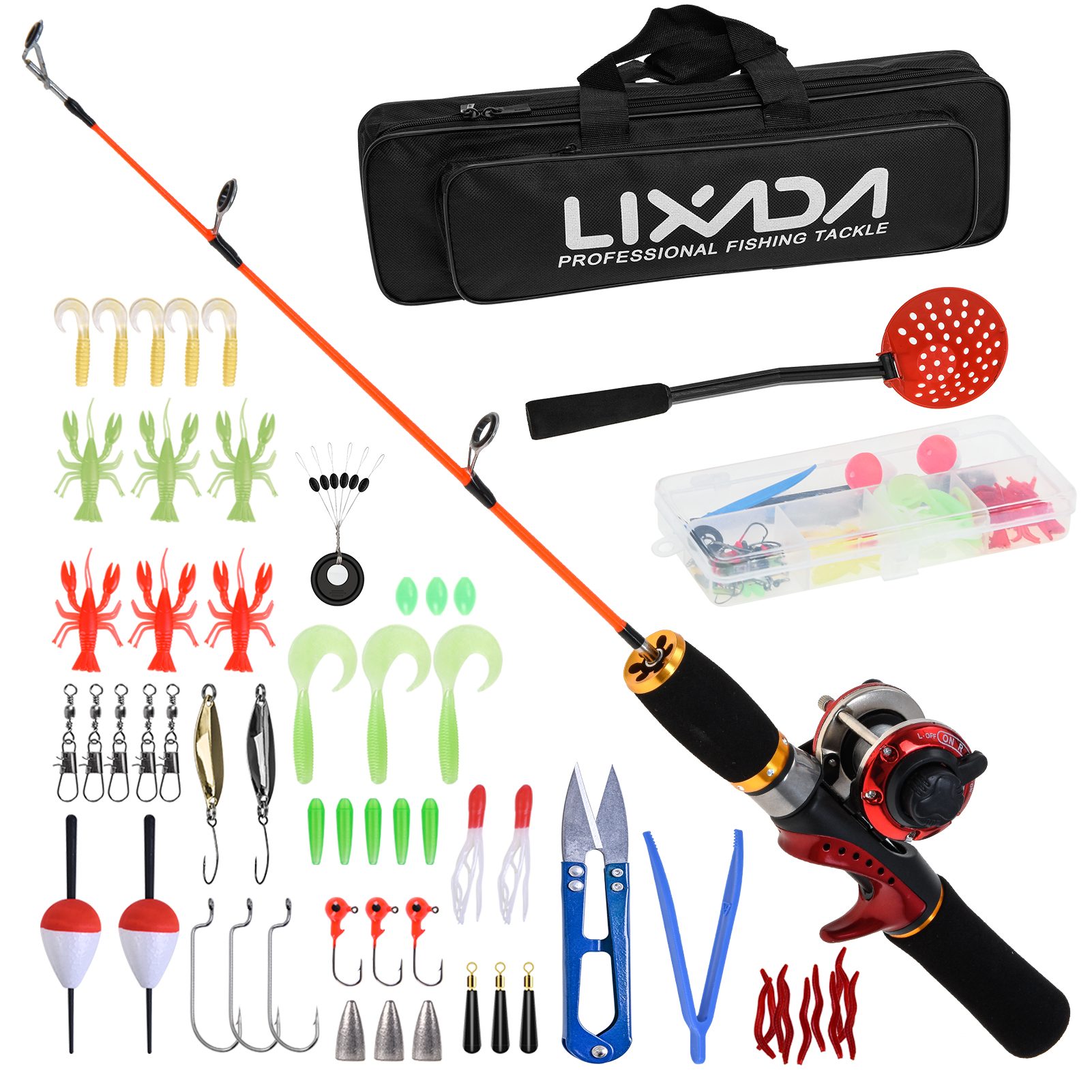Ice Fishing Reel - Ice Fishing Rod Reel Combo Complete