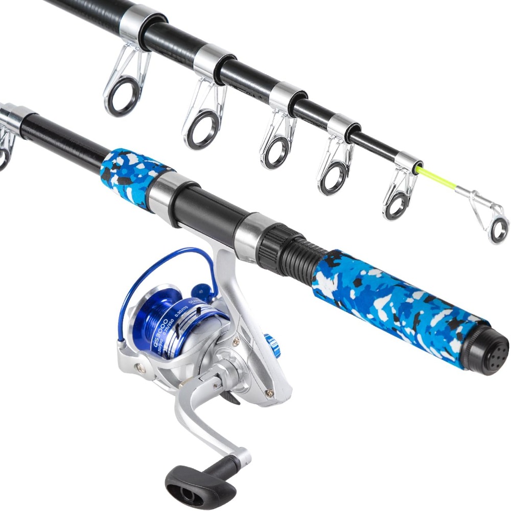 6.9ft Telescopic Fishing Rod a - Reel Bag review and price