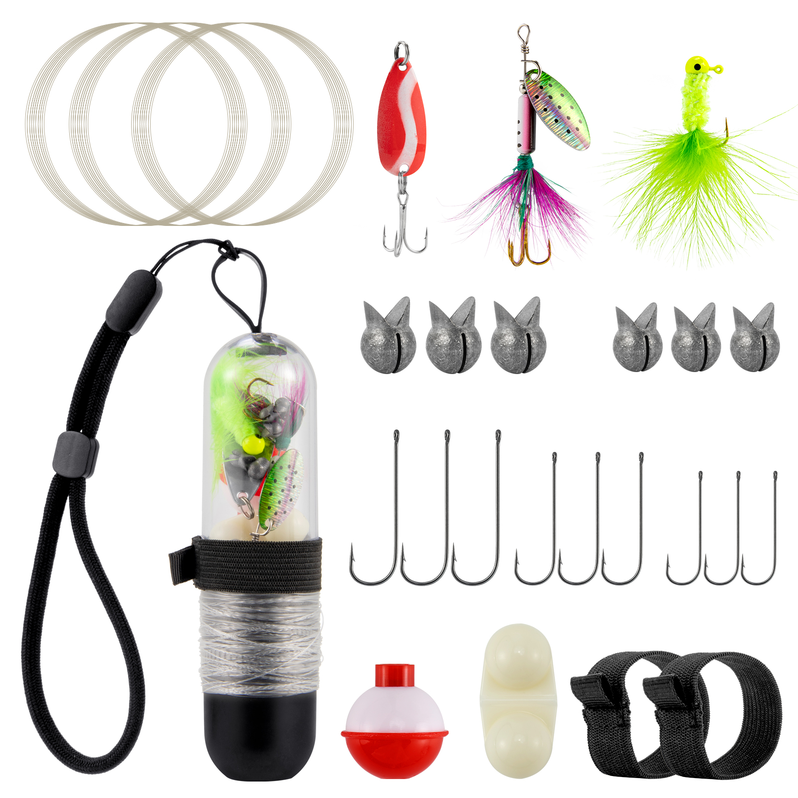 25pcs Survival Fishing Kit Poc - Fly Reel review and price