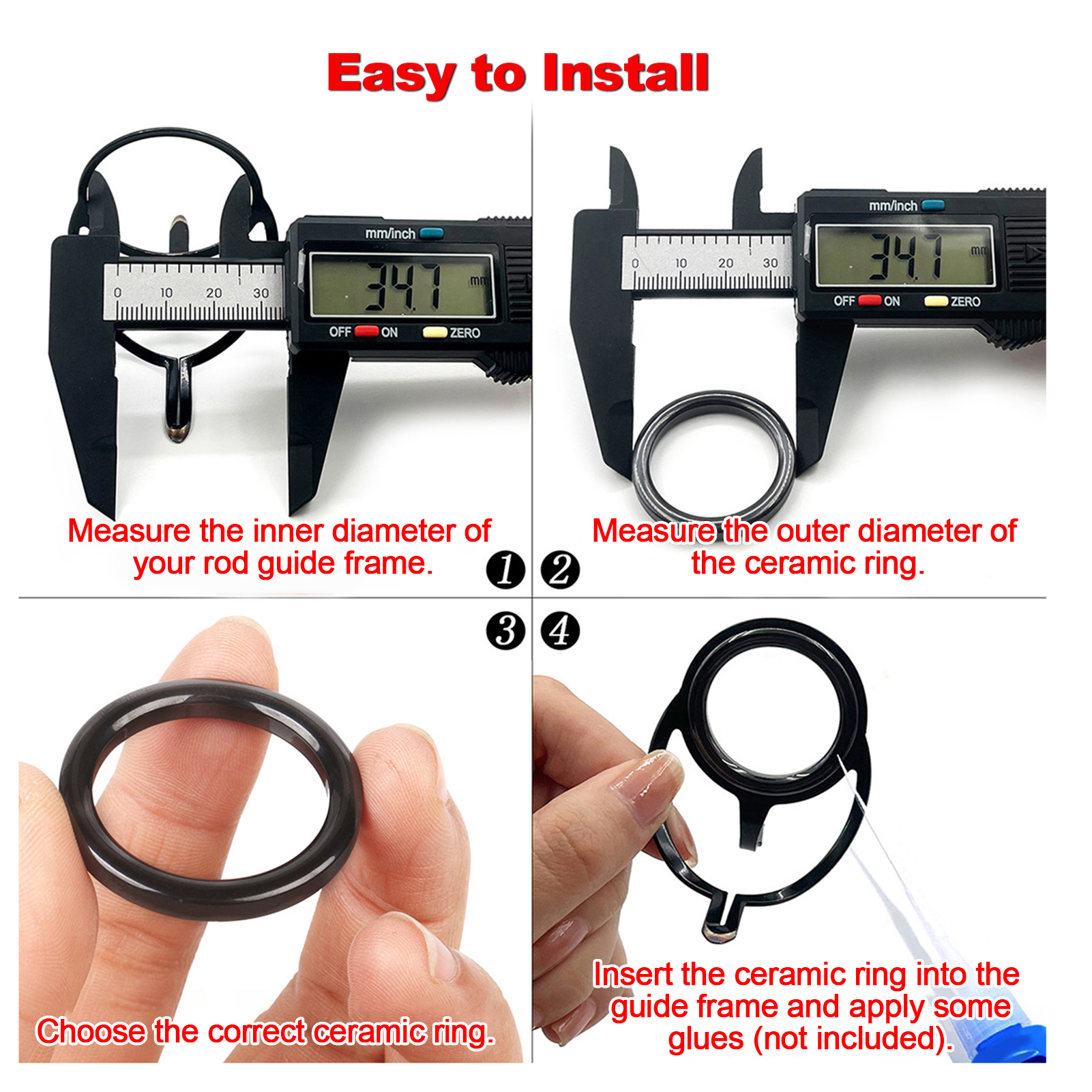 Fishing Rod Guide Repair Kit C - Reel Repair Kit review and price