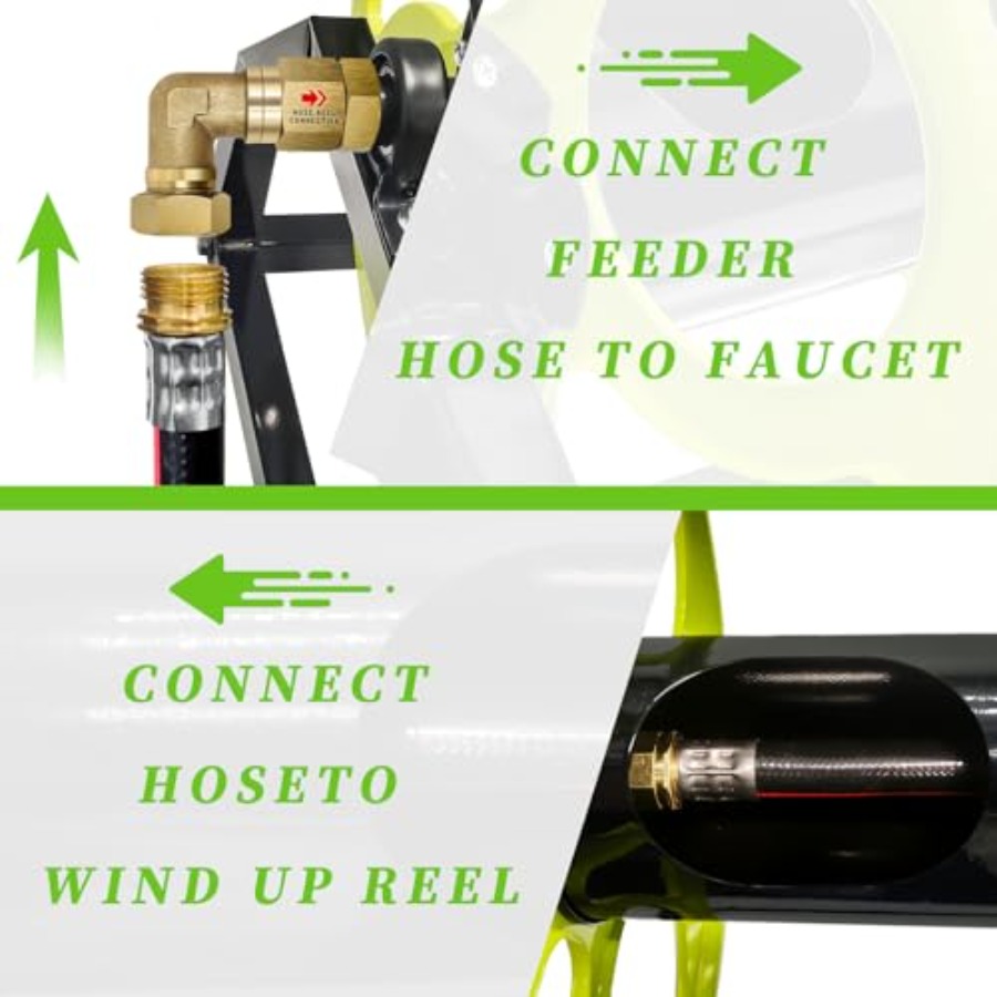 Heavy Duty Garden Hose Reel wi - Reel Handle review and price