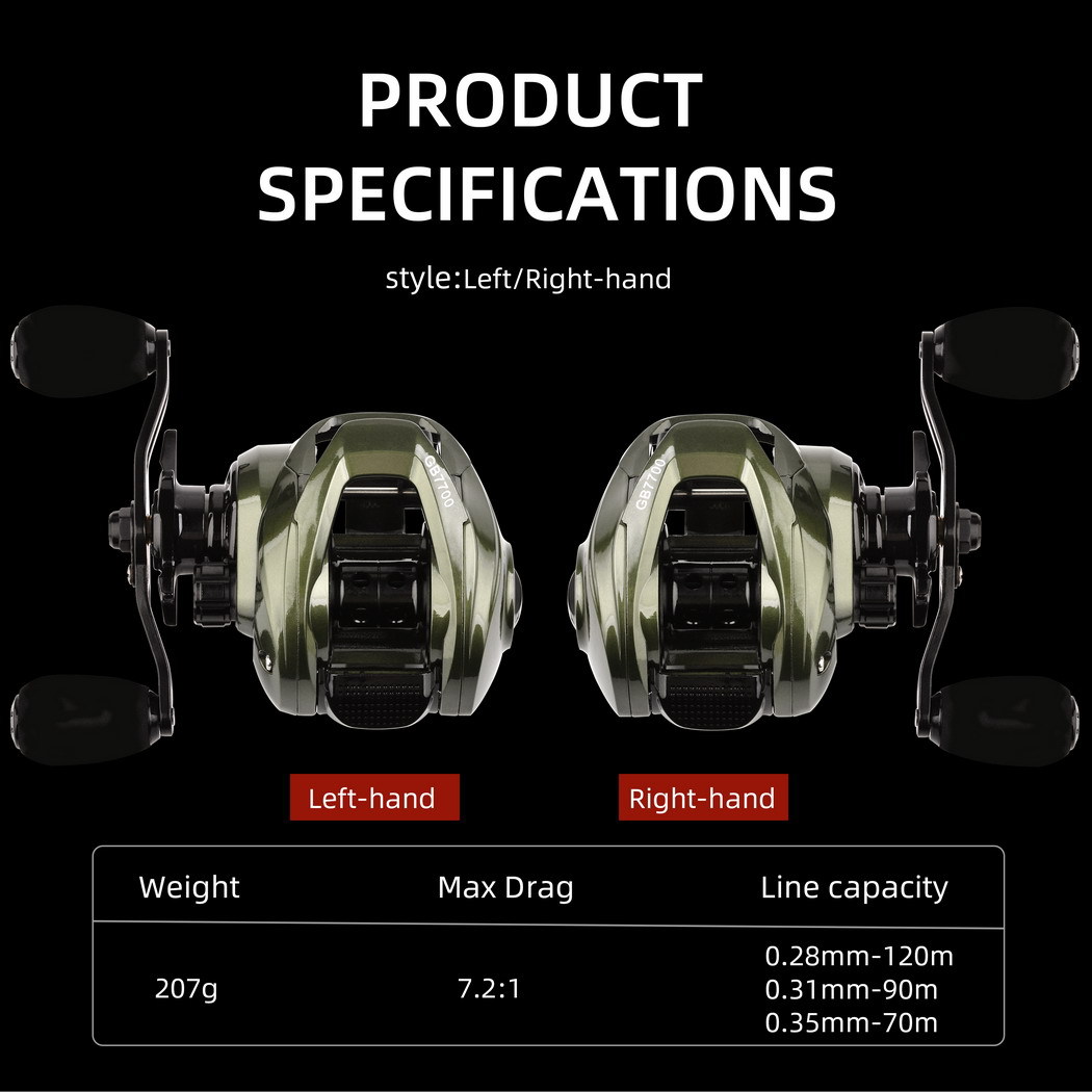 Baitcasting Reel 7.2 1 High Sp - Reel Spare Spool review and price