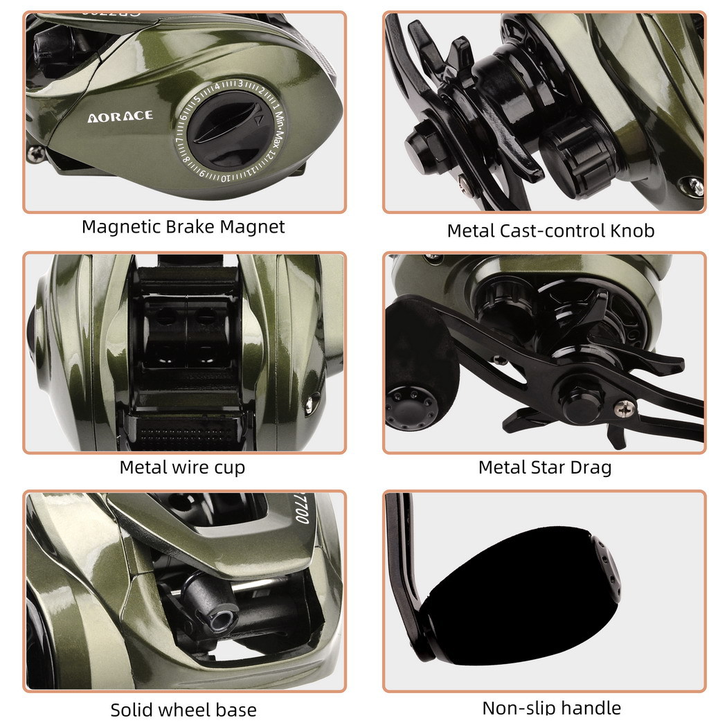Baitcasting Reel 7.2 1 High Sp - Reel Spare Spool review and price