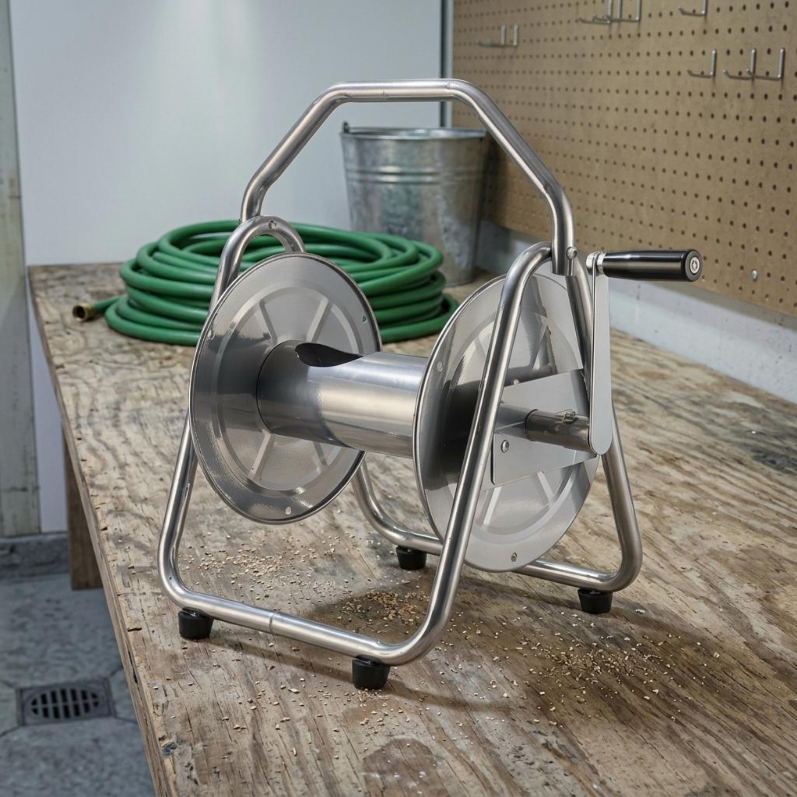 Metal Hose Reel Heavy Duty Gar - Reel Handle review and price