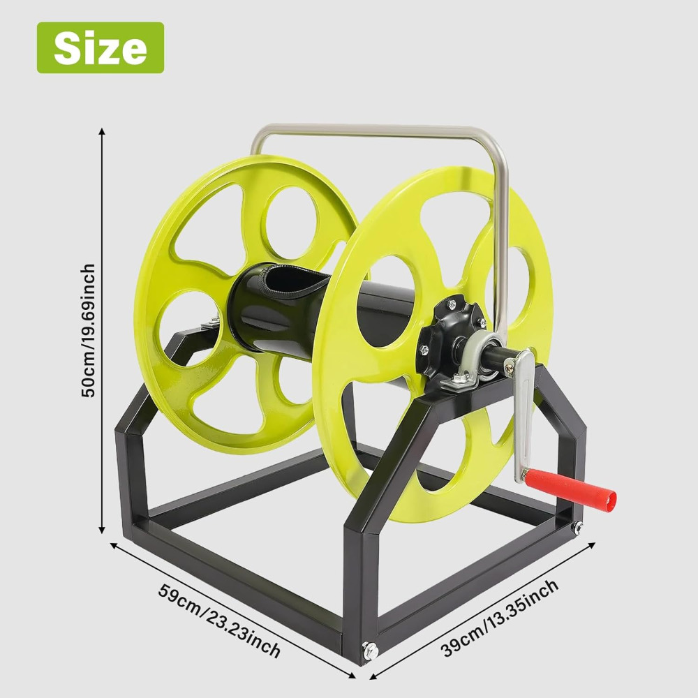 Garden Hose Reel, 360° Wall Mo - Reel Handle review and price