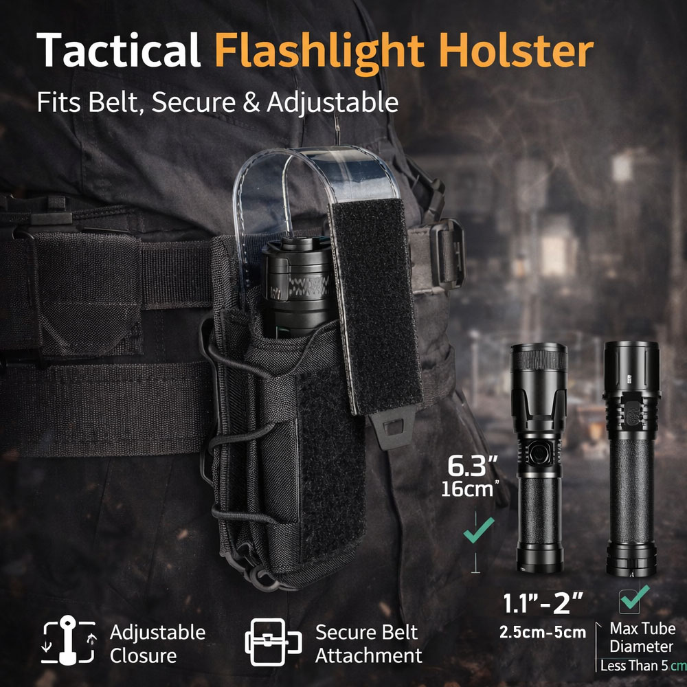 Tactical Flashlight Pouch Hols - Reel Bag review and price