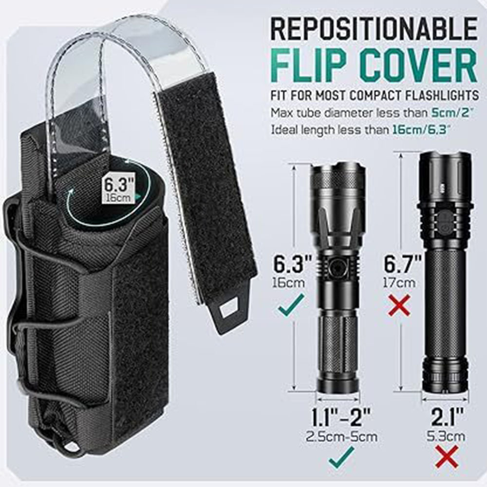 Tactical Flashlight Pouch Hols - Reel Bag review and price