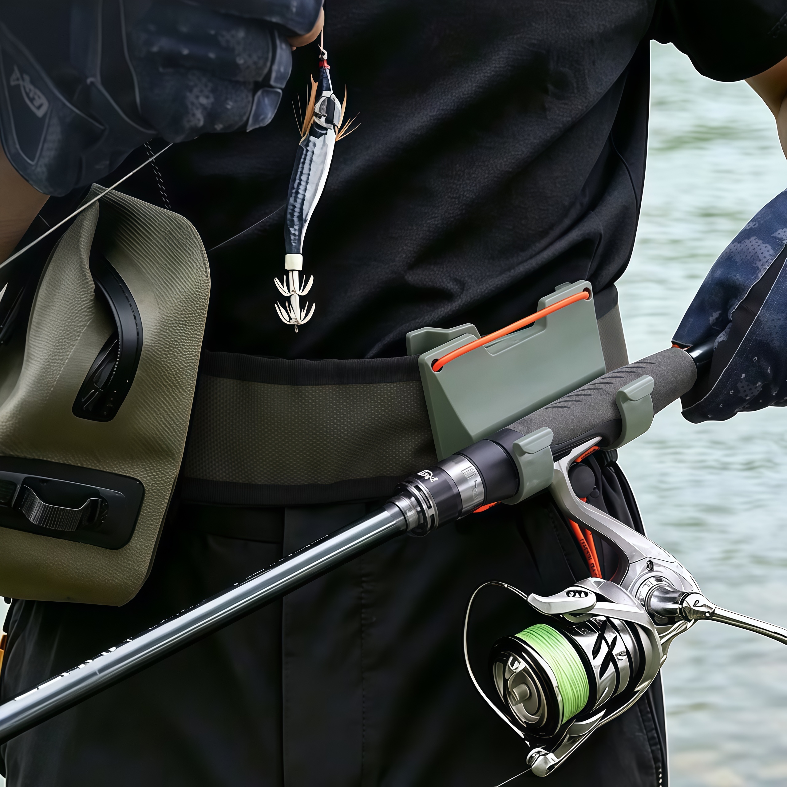 DEUKIO Outdoor Belt Clip Rod H - Fly Reel review and price