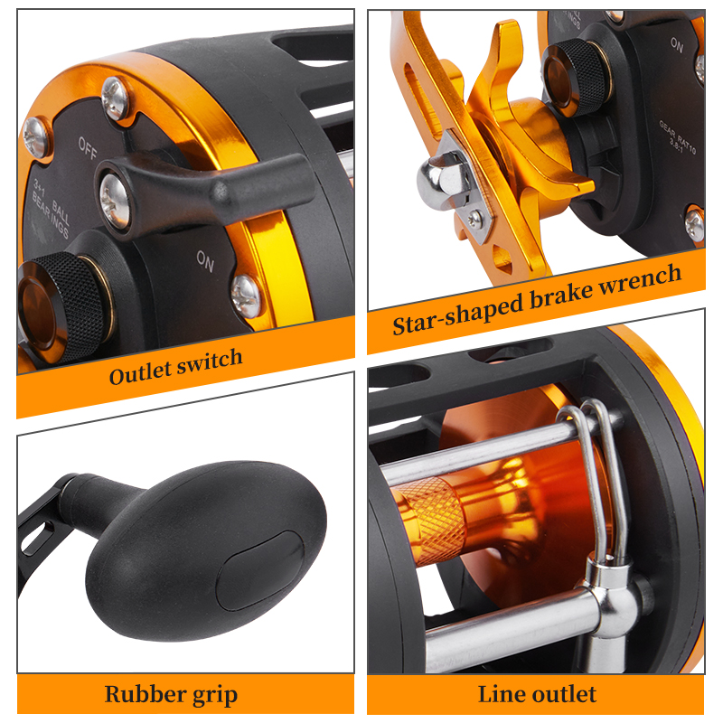 BILLINGS Trolling Drum Reel 33 - Trolling Reel review and price