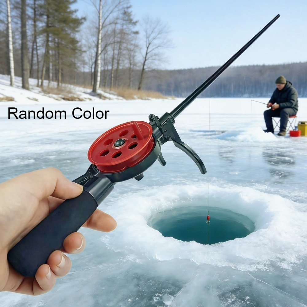 1pc 33.5cm Mini Ice Fishing Ro - Ice Fishing Reel review and price