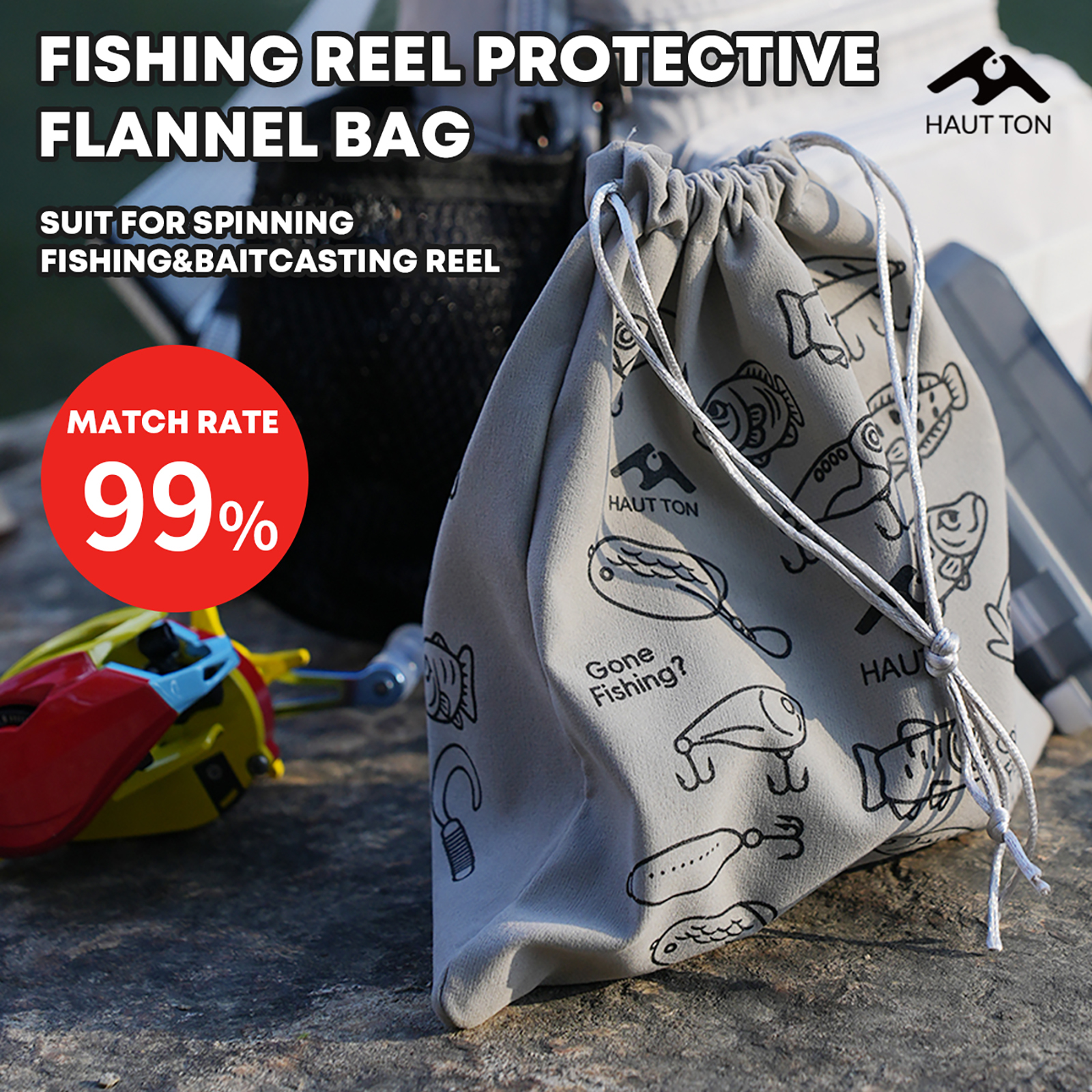 HAUT TON Fishing Reel Protecti - Spincast Reel review and price